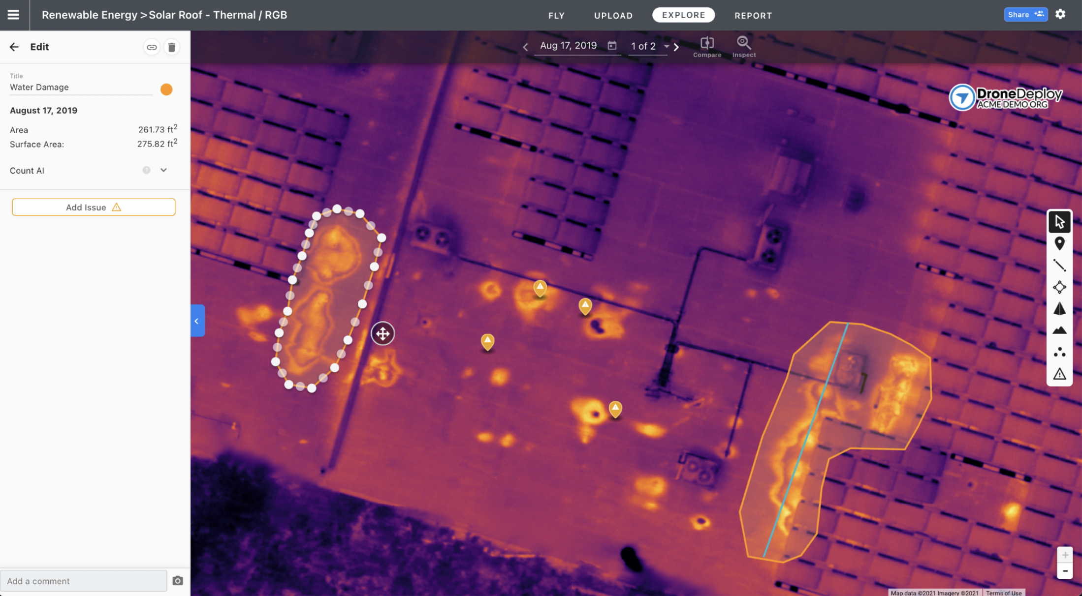 dronedeploy thermal mapping